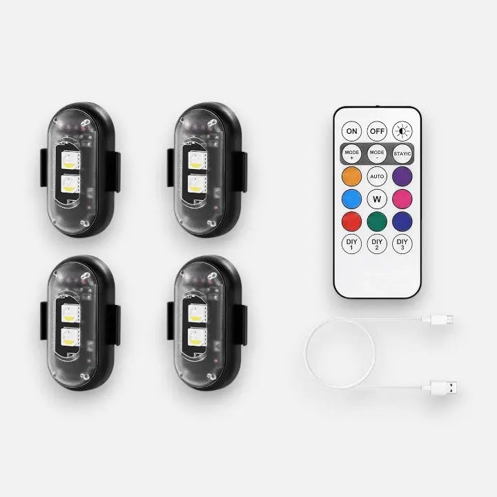 4-Pack Wireless LED Accent Lights for Ambient Lighting