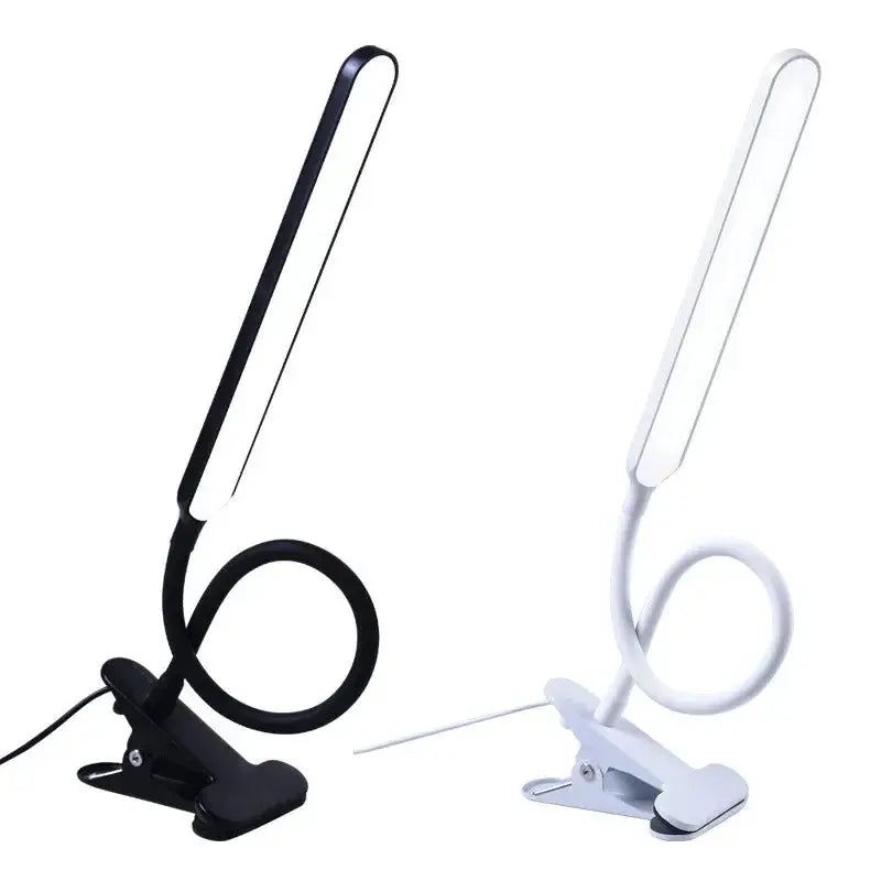 Dimmable LED Clip Lamp with Flexible Gooseneck