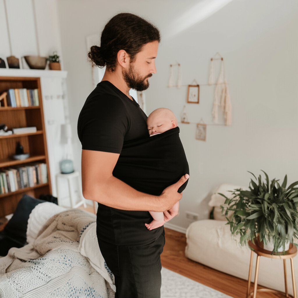 CozyCarry Babywearing Tee for Parents β Soft, Comfortable & Hands-Free Bonding