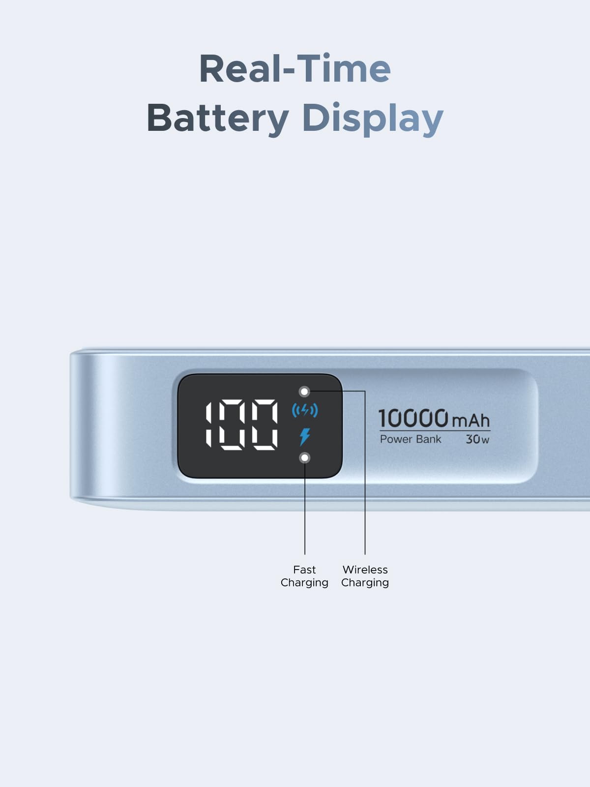 UGREEN MagFlow Magnectic Wireless Power Bank 10000mAh Qi2 25W