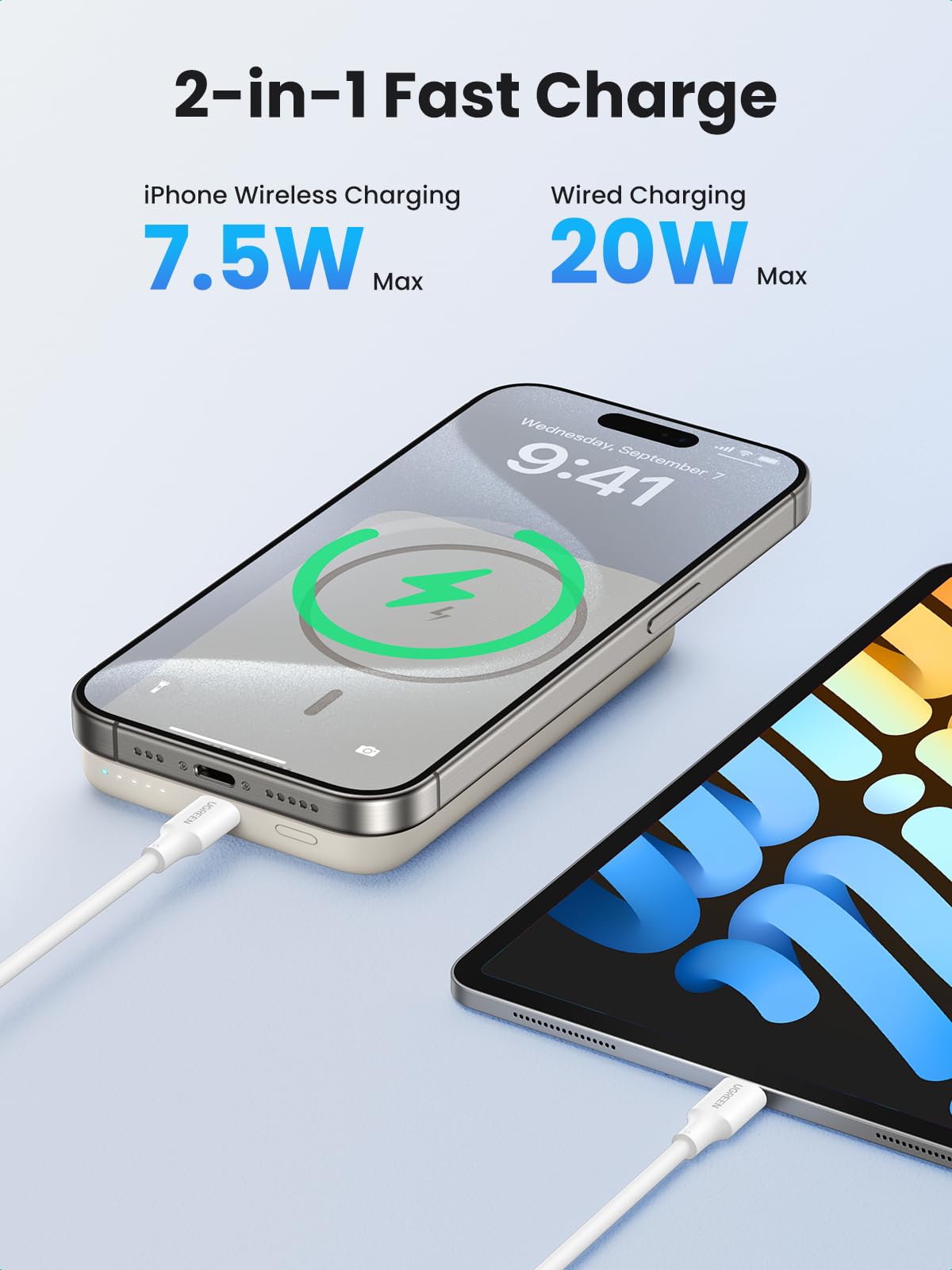 UGREEN 10000mAh 20W MagSafe PD 3.0 Power Bank