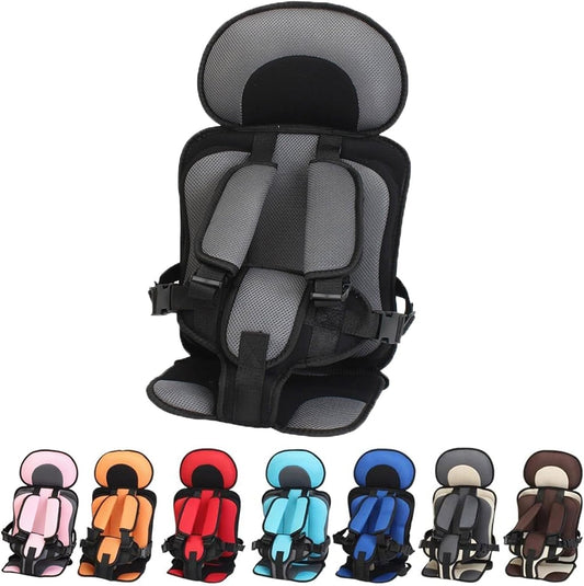 Travel-Ready Portable Child Car Seat — Ultra-Compact & Padded for Comfort