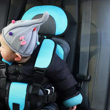 Travel-Ready Portable Child Car Seat — Ultra-Compact & Padded for Comfort