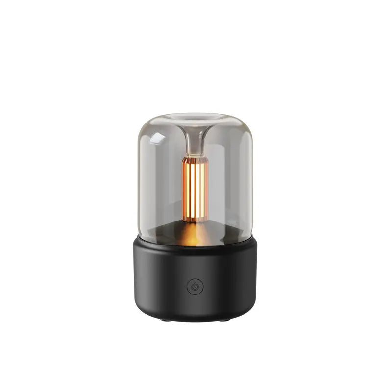 Aromatherapy Diffuser with Soft Candlelight Night Lamp