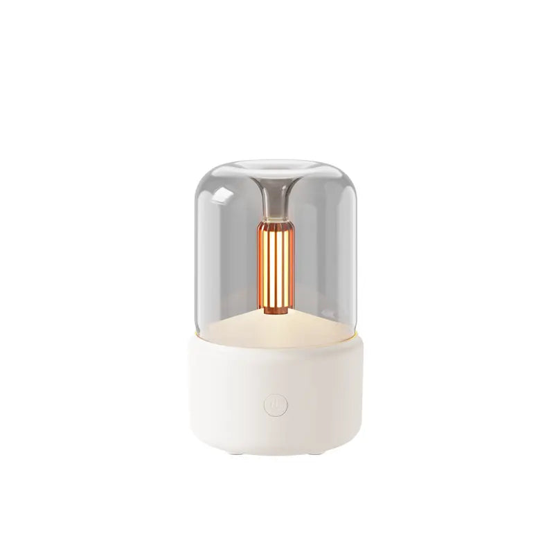 Aromatherapy Diffuser with Soft Candlelight Night Lamp