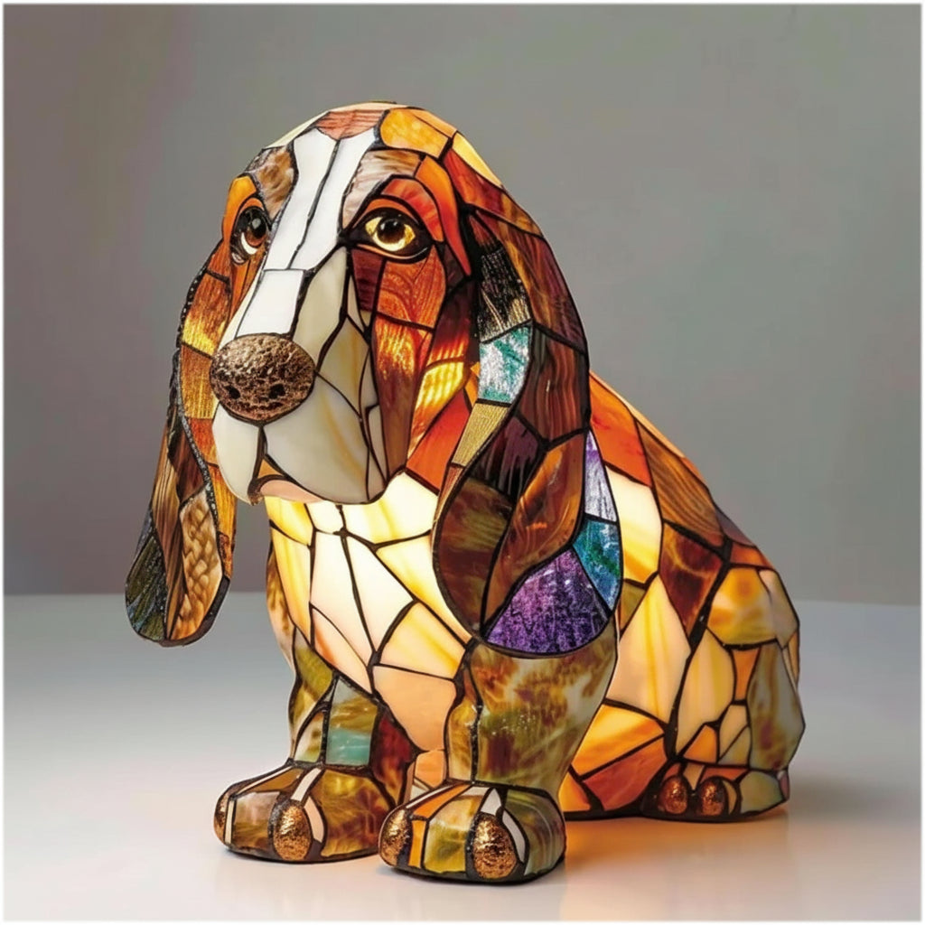 Art LED Night Lamp – Dog Breed Portraits for Elegant Home Decor