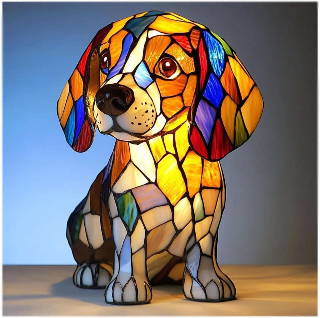 Art LED Night Lamp – Dog Breed Portraits for Elegant Home Decor