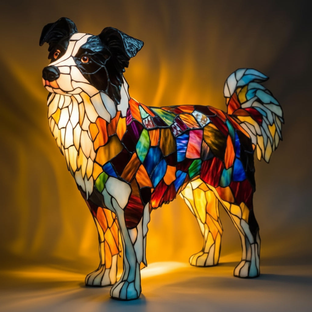 Art LED Night Lamp – Dog Breed Portraits for Elegant Home Decor