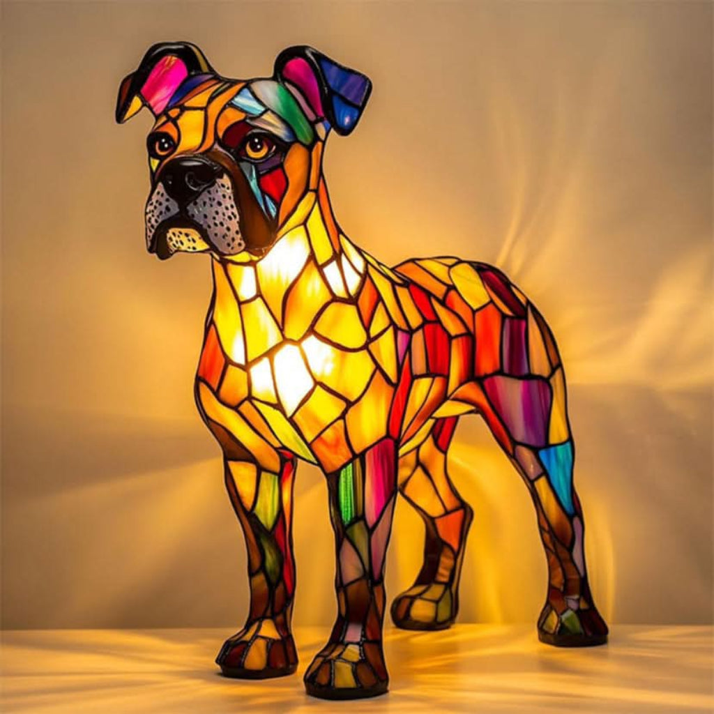 Art LED Night Lamp – Dog Breed Portraits for Elegant Home Decor