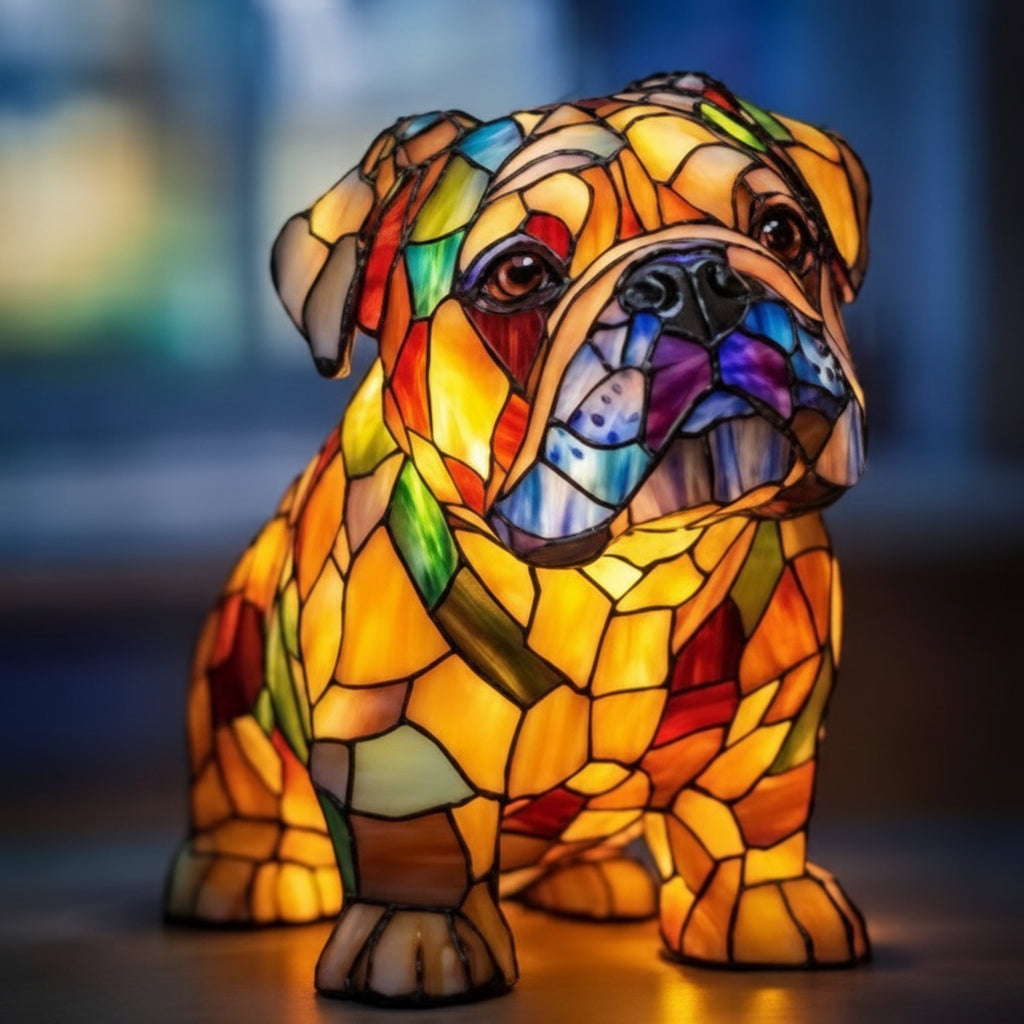 Art LED Night Lamp – Dog Breed Portraits for Elegant Home Decor