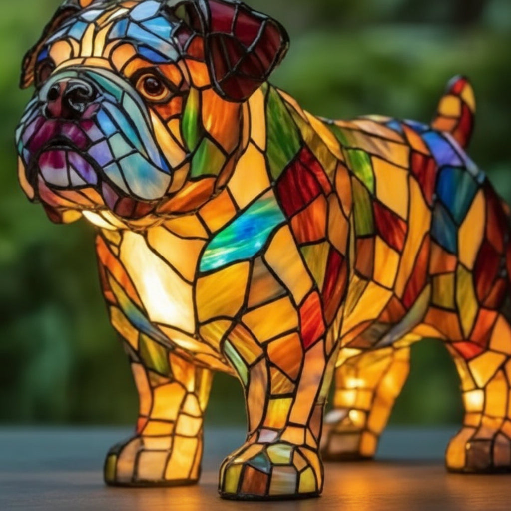 Art LED Night Lamp – Dog Breed Portraits for Elegant Home Decor