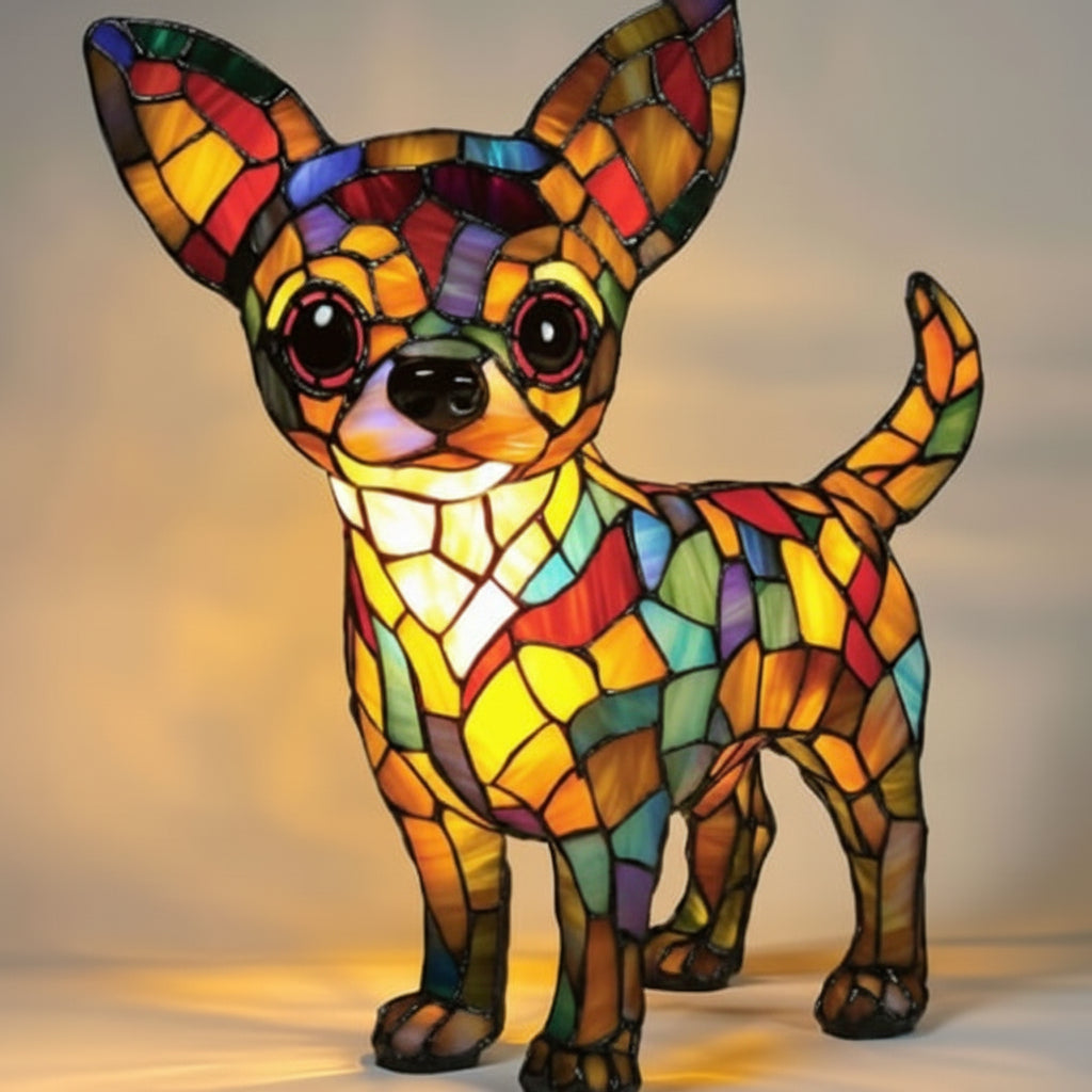 Art LED Night Lamp – Dog Breed Portraits for Elegant Home Decor