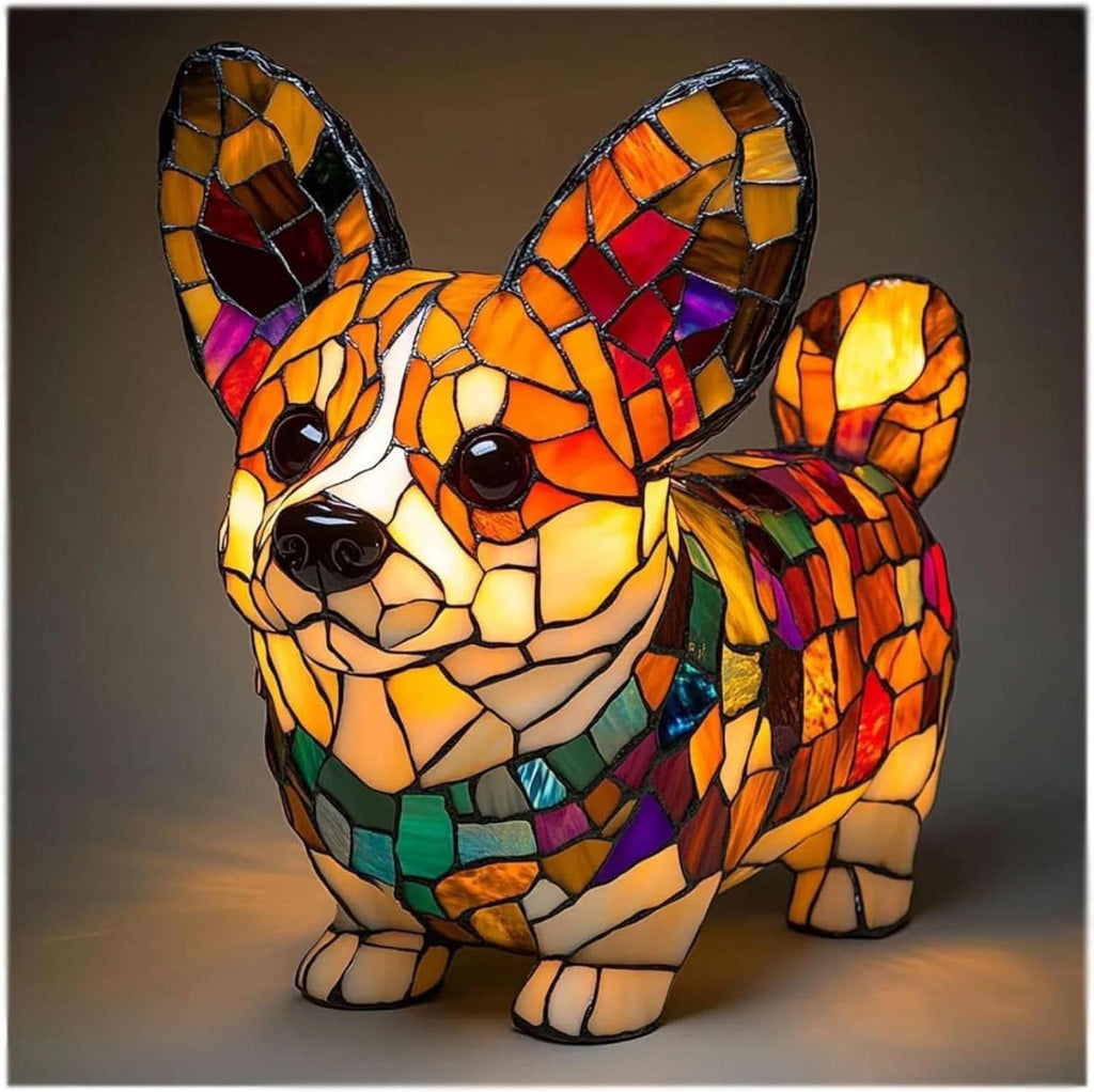 Art LED Night Lamp – Dog Breed Portraits for Elegant Home Decor