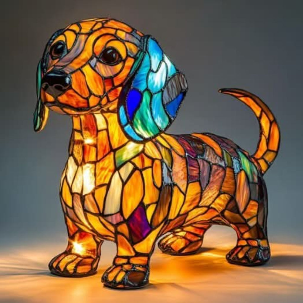 Art LED Night Lamp – Dog Breed Portraits for Elegant Home Decor