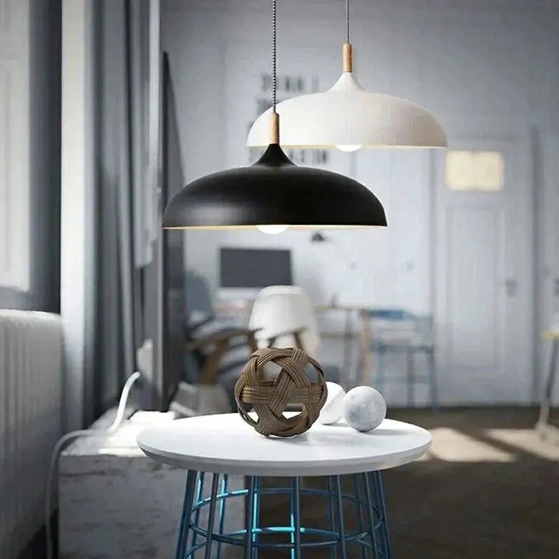 Premium Oak Wood Ceiling Light Fixture