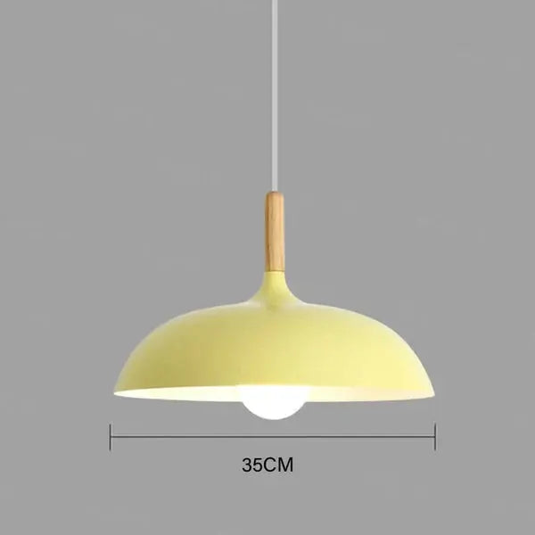 Premium Oak Wood Ceiling Light Fixture