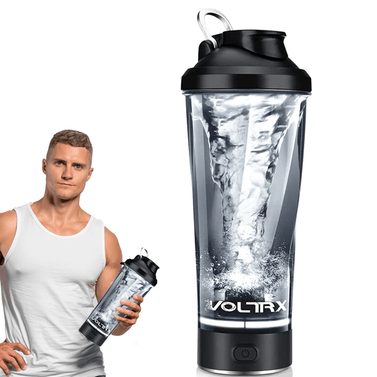 Electric Protein Shaker Bottle — BPA-Free Tritan, USB-Rechargeable