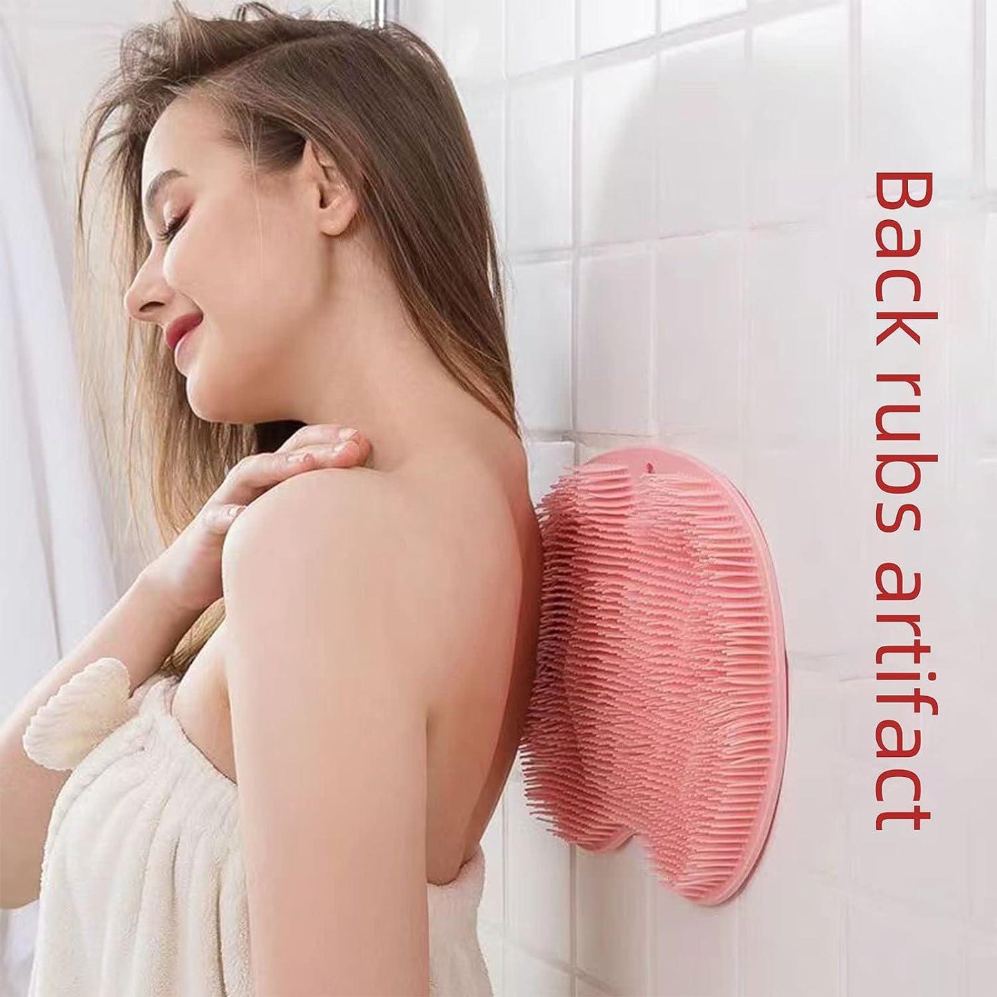 Shower Foot Scrubbers – Non-Slip Scrubber Mat with Built-In Foot Cleaner for Easy Foot Care