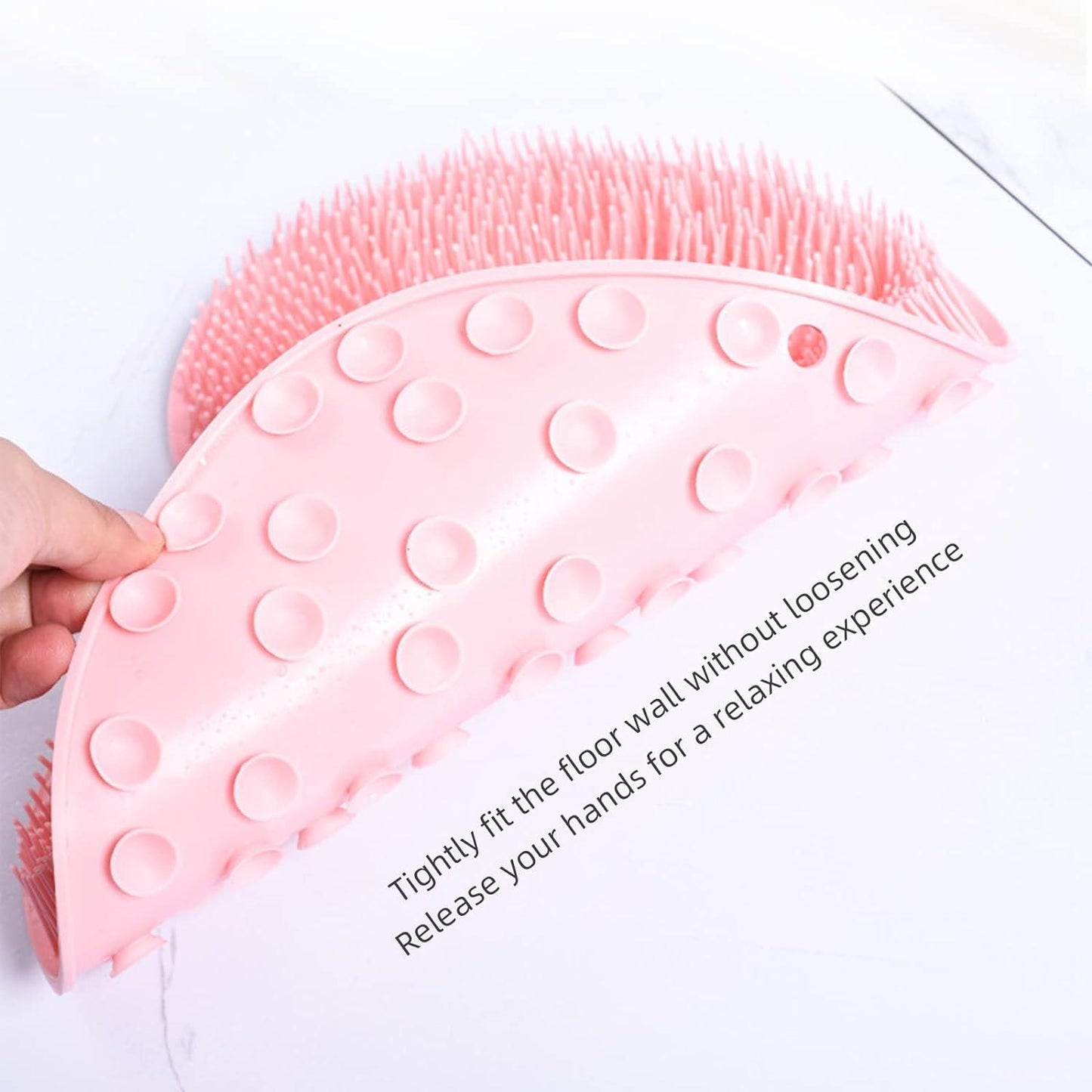 Shower Foot Scrubbers – Non-Slip Scrubber Mat with Built-In Foot Cleaner for Easy Foot Care