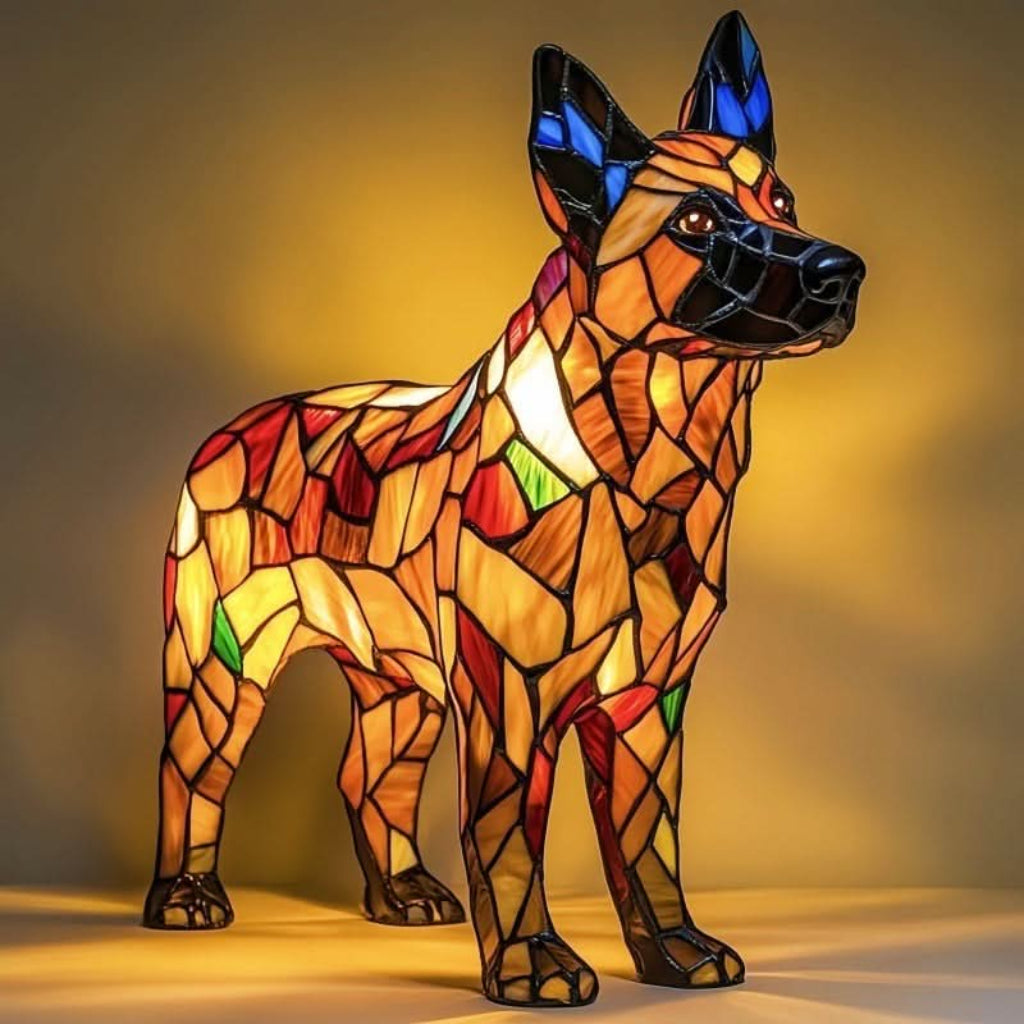Art LED Night Lamp – Dog Breed Portraits for Elegant Home Decor