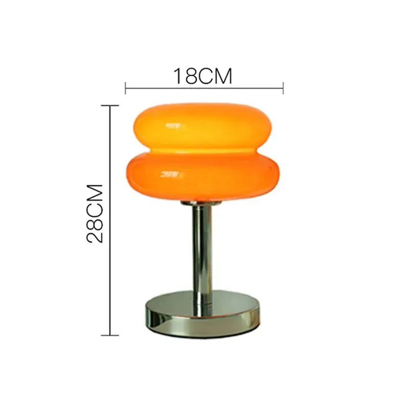 Glass Table Lamp Night Light – Soft Ambient Glow for Cozy Evenings