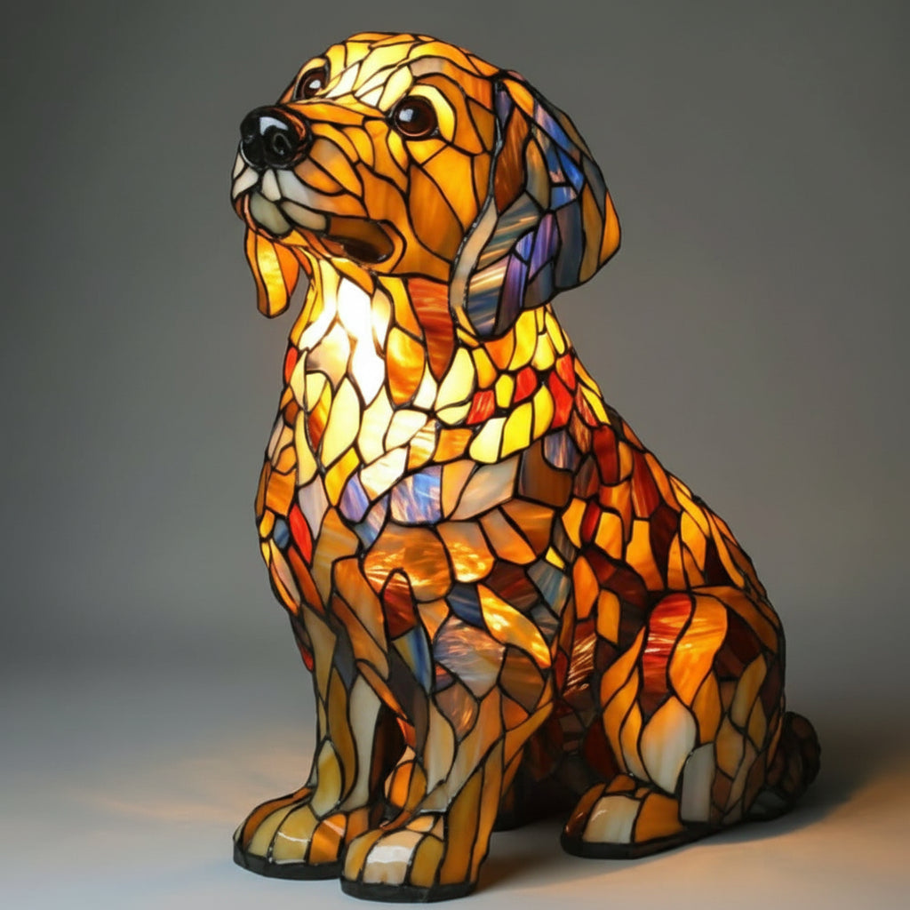 Art LED Night Lamp – Dog Breed Portraits for Elegant Home Decor