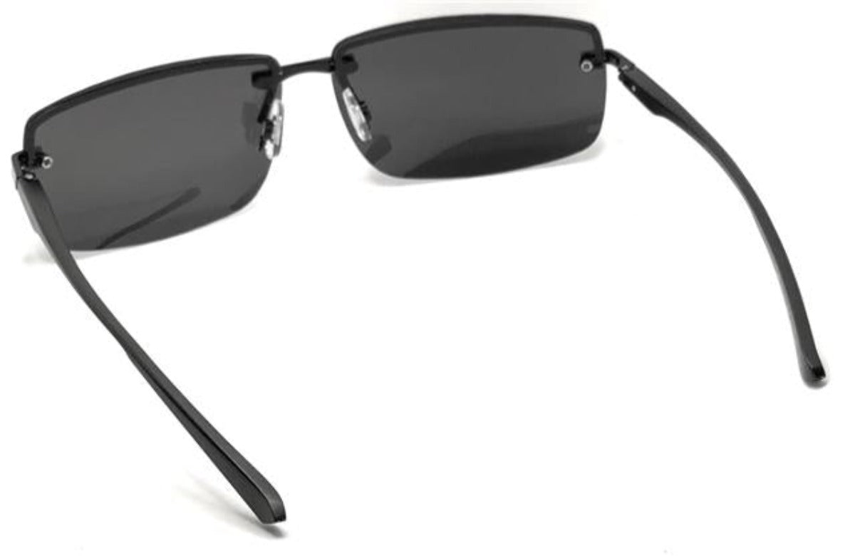 X-Loop Metal Polarised Rimless Sunglasses for Driving and Fishing