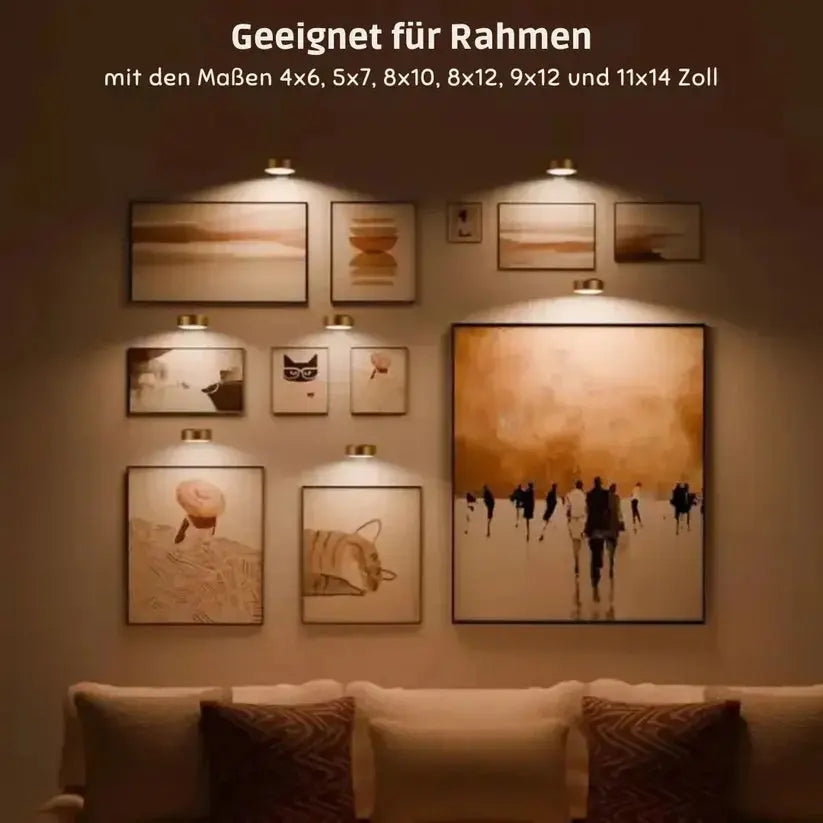 Cordless LED Picture Light – Sleek, Even Illumination for Art & Décor