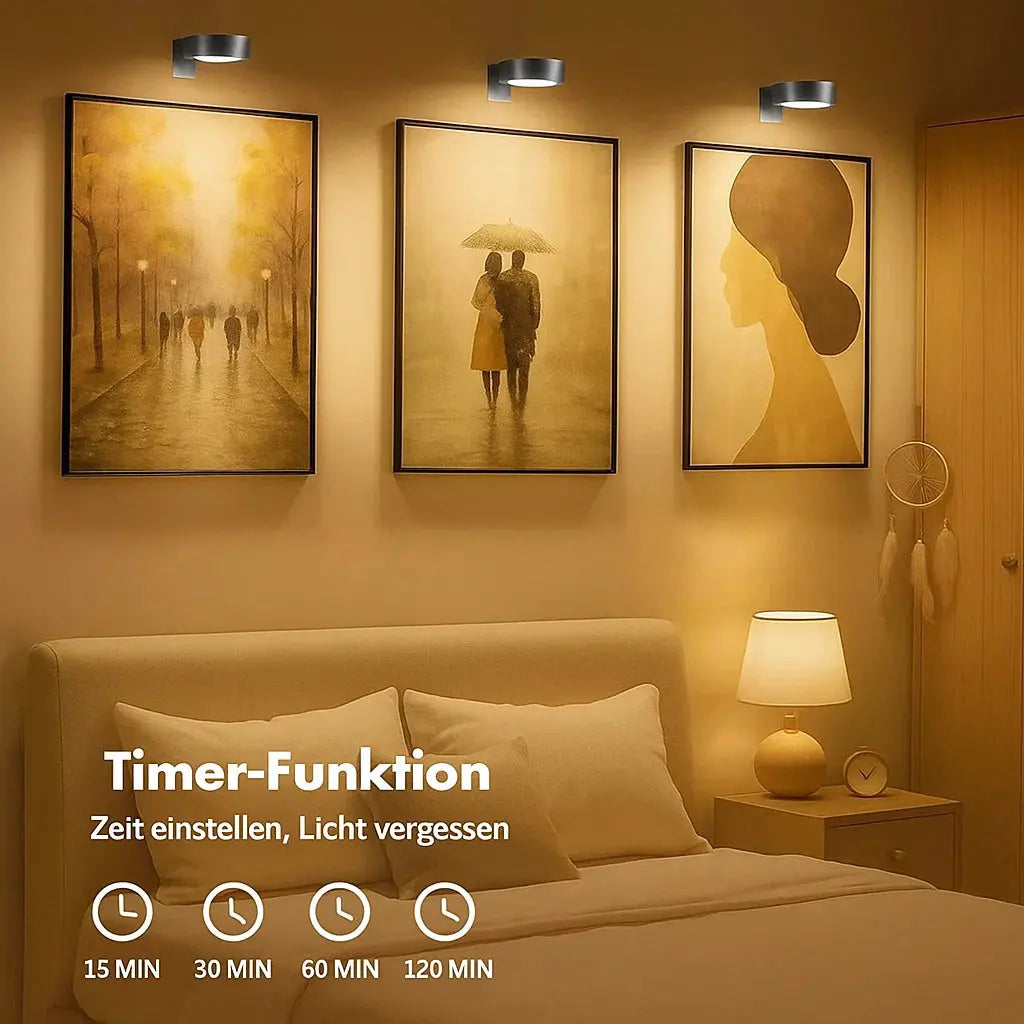 Cordless LED Picture Light – Sleek, Even Illumination for Art & Décor