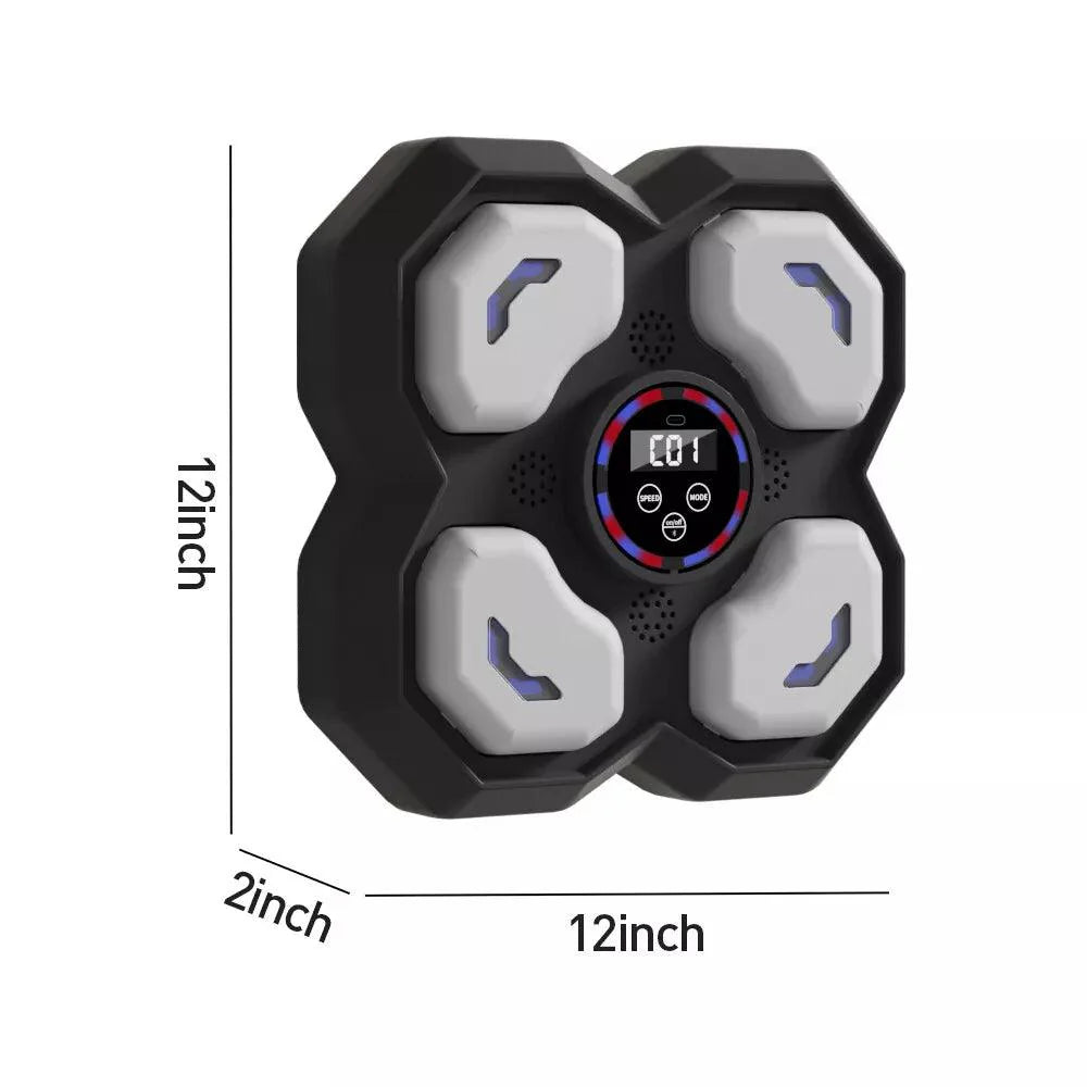 Music Boxing Machine UK - Wall-Mounted Bluetooth Smart Punching Machine for Indoor Boxing Workouts, React Exercise Machine