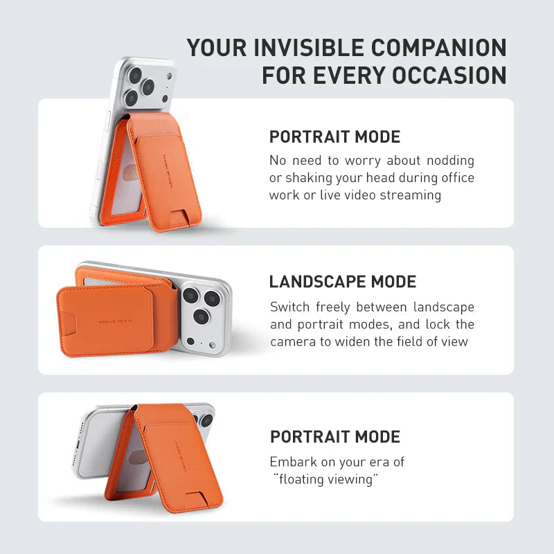 MagFold: Ultra-Slim MagSafe Foldable Card Holder Wallet for Effortless Everyday Carry