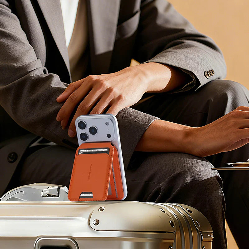 MagFold: Ultra-Slim MagSafe Foldable Card Holder Wallet for Effortless Everyday Carry