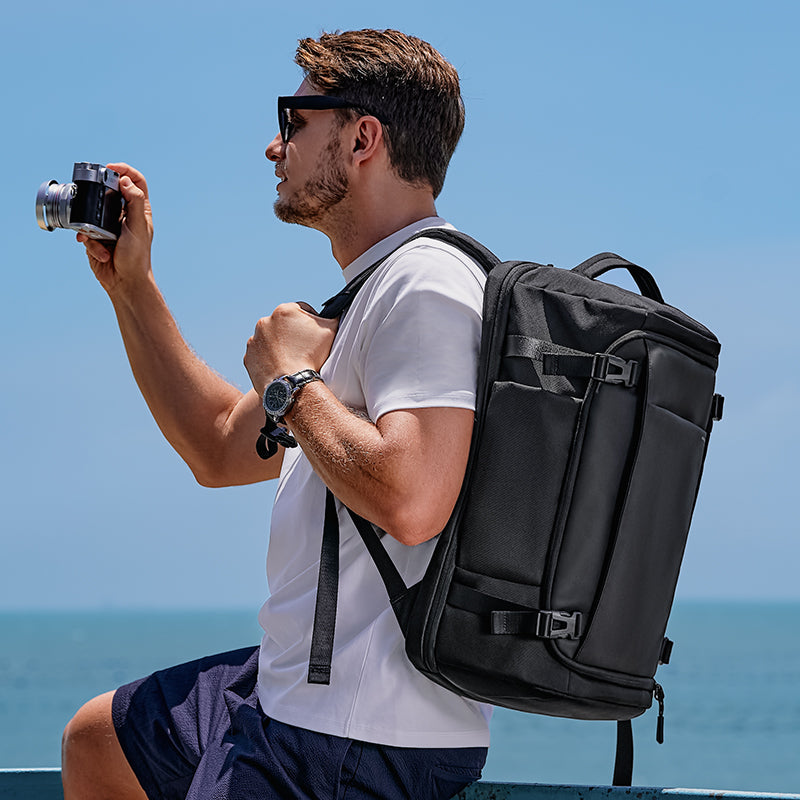 Aegis Fortress All-Weather 38L Travel Backpack with Multiple Compartments