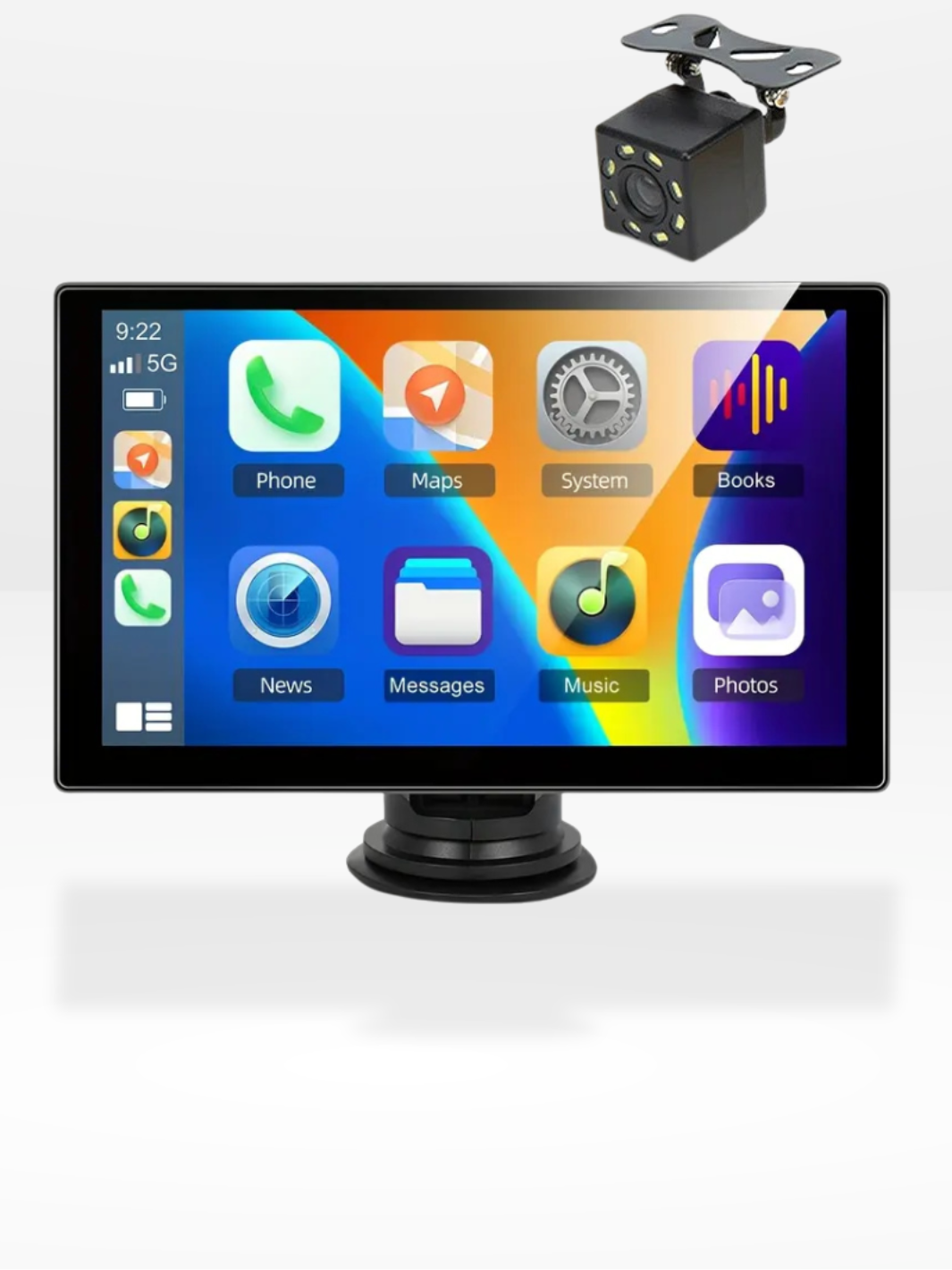 Marcherelle™ – Wireless Car Radio with CarPlay 9” HD Touchscreen