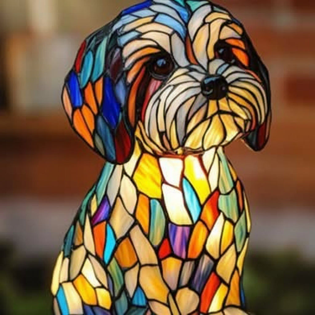 Art LED Night Lamp – Dog Breed Portraits for Elegant Home Decor