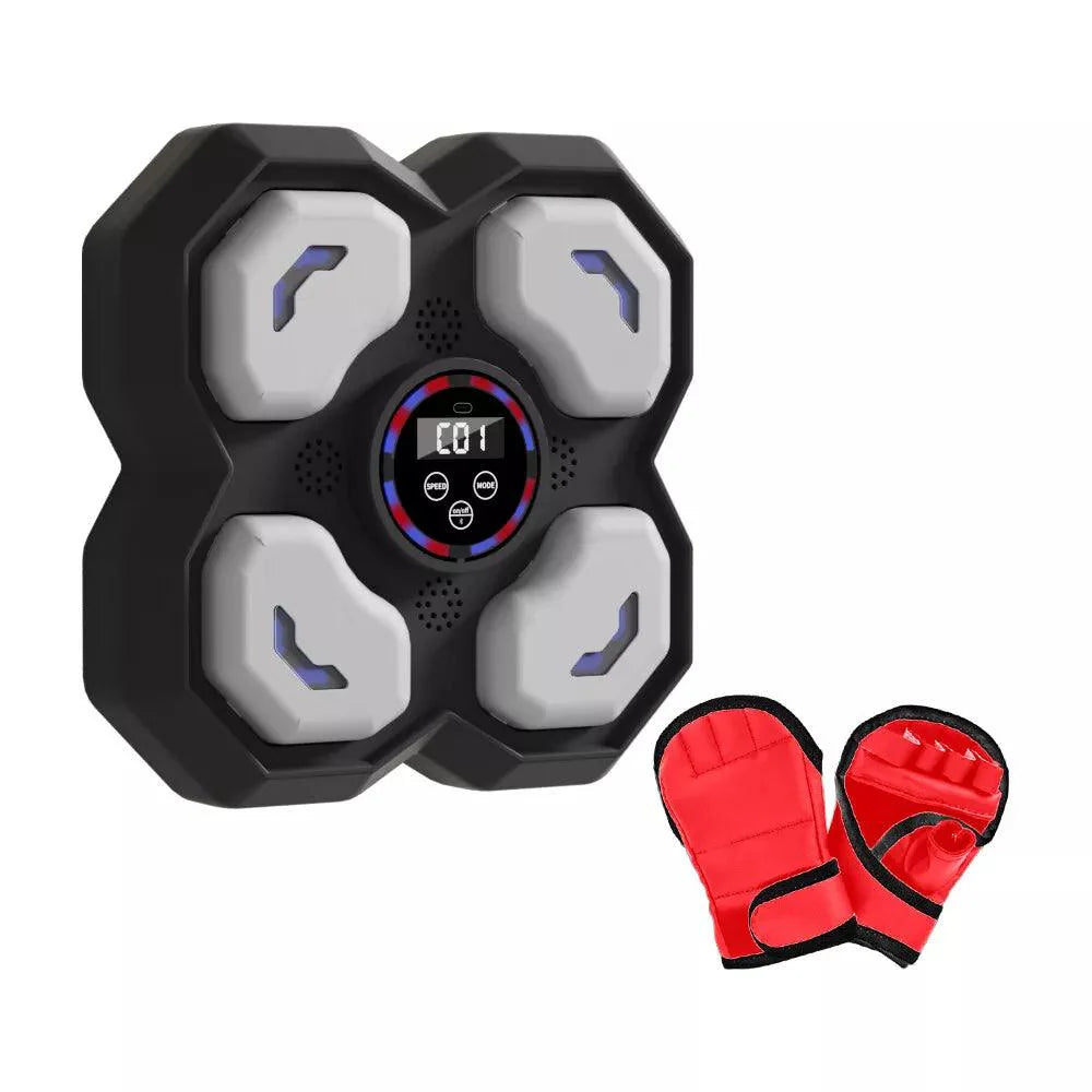 Music Boxing Machine UK - Wall-Mounted Bluetooth Smart Punching Machine for Indoor Boxing Workouts, React Exercise Machine