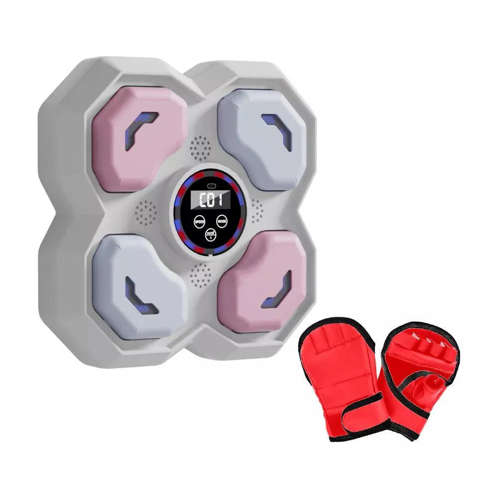 Music Boxing Machine UK - Wall-Mounted Bluetooth Smart Punching Machine for Indoor Boxing Workouts, React Exercise Machine