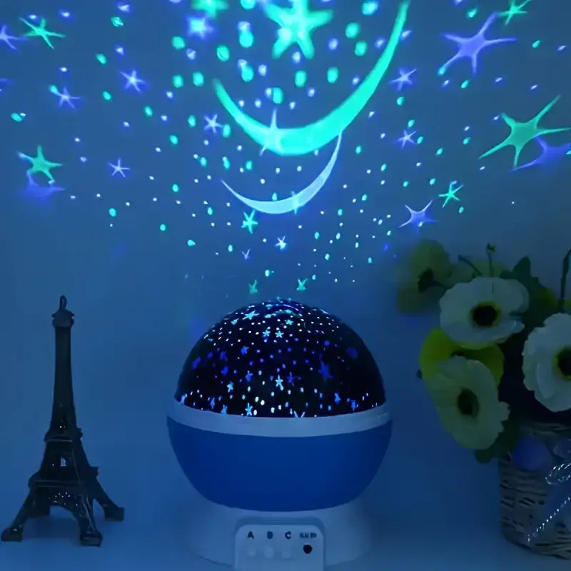Star Projection Night Light with Bright LEDs
