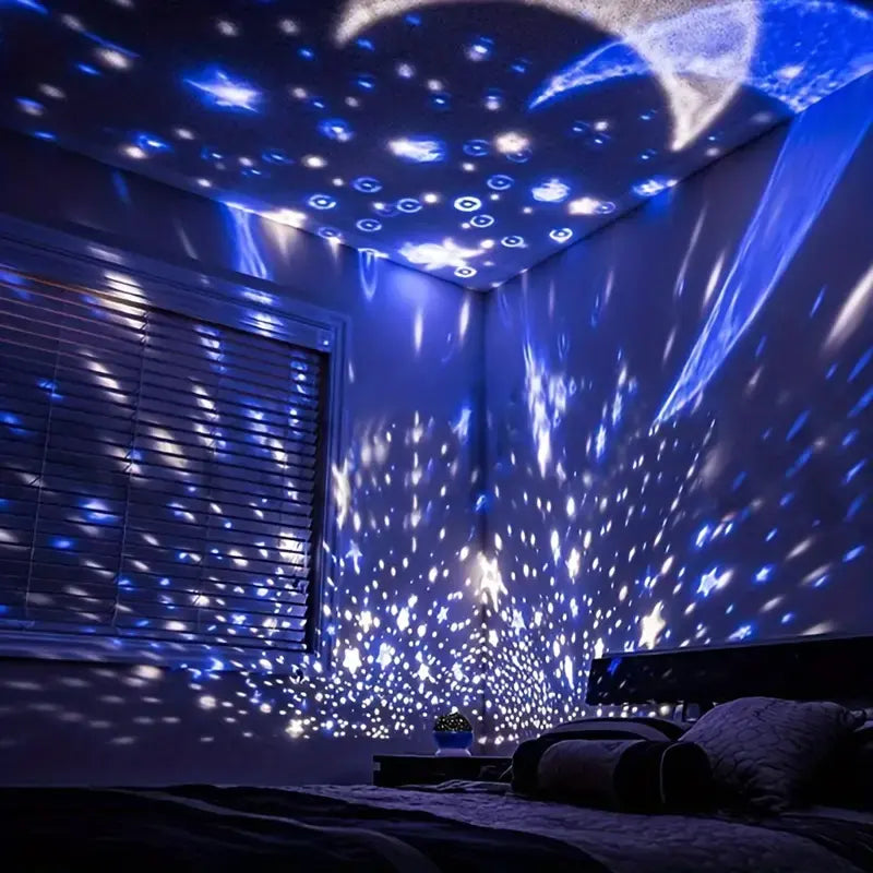 Star Projection Night Light with Bright LEDs