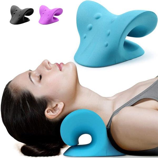 Original Cloud-Shape Neck Stretcher Pillow – Neck Traction for Cervical Pain Relief (UK)