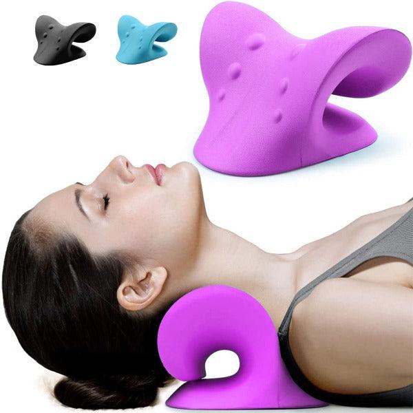 Original Cloud-Shape Neck Stretcher Pillow – Neck Traction for Cervical Pain Relief (UK)