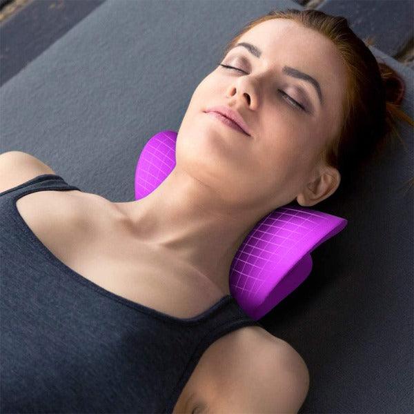 Original Cloud-Shape Neck Stretcher Pillow – Neck Traction for Cervical Pain Relief (UK)