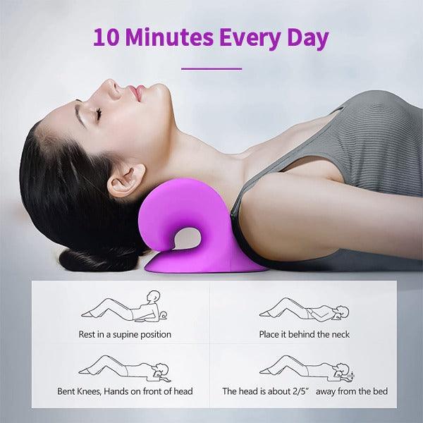 Original Cloud-Shape Neck Stretcher Pillow – Neck Traction for Cervical Pain Relief (UK)