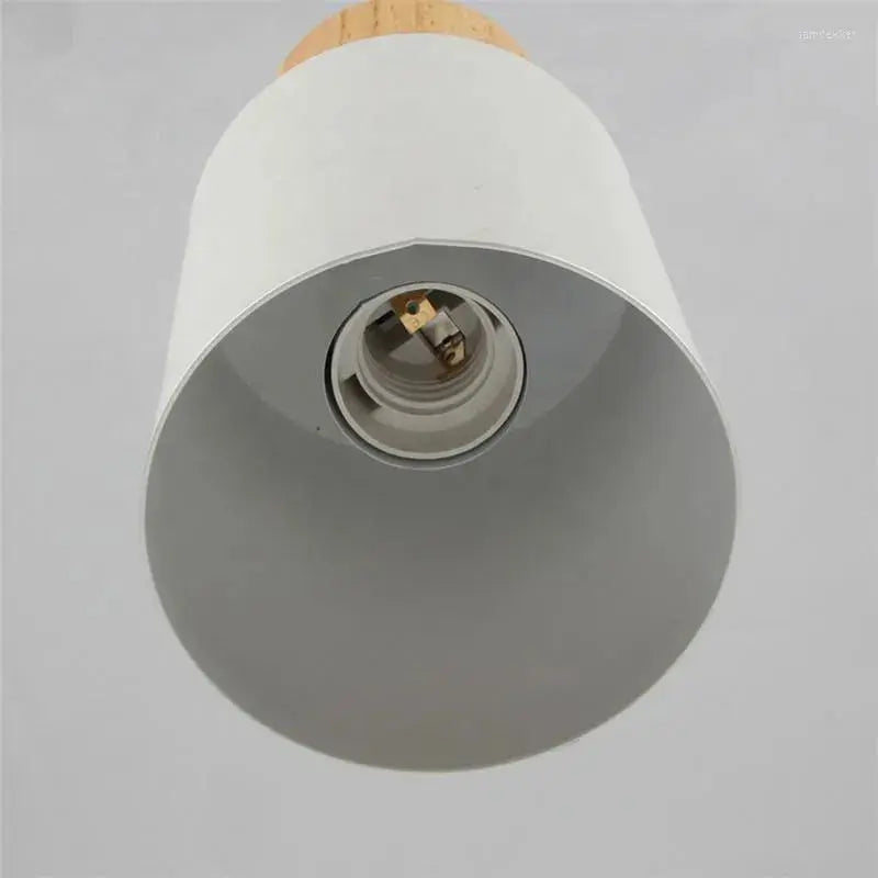 Modern Metal and Wood Pendant Lamp