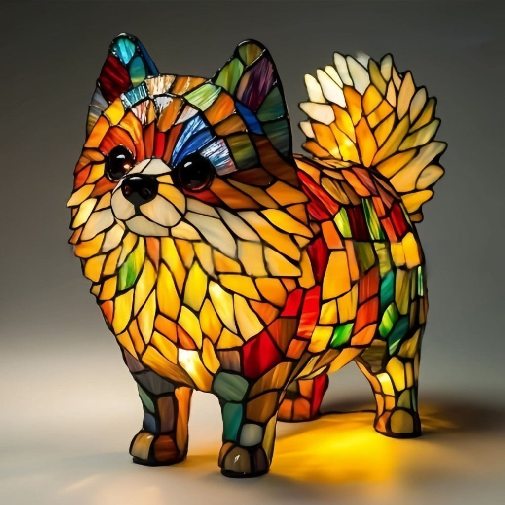 Art LED Night Lamp – Dog Breed Portraits for Elegant Home Decor