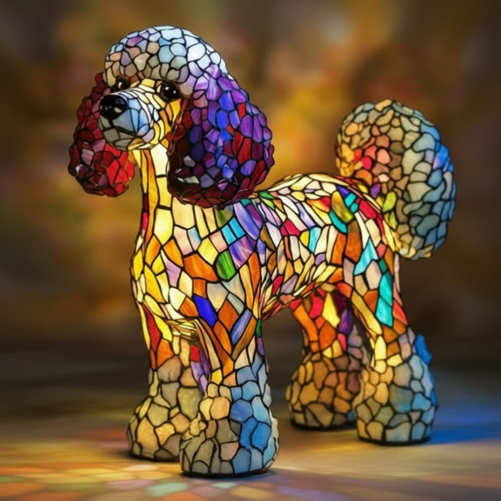 Art LED Night Lamp – Dog Breed Portraits for Elegant Home Decor