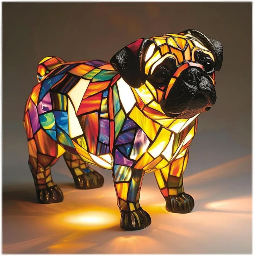 Art LED Night Lamp – Dog Breed Portraits for Elegant Home Decor