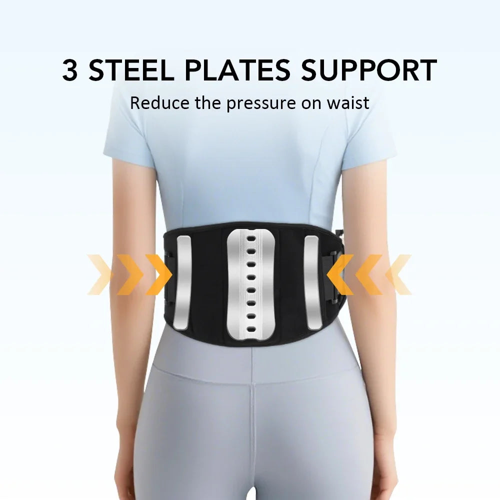 Infrared Heated Vibration Waist Massager Belt – 3 Levels, Dual Red Light Therapy, Hot Compress for Lower Back Relief and Lumbar Support