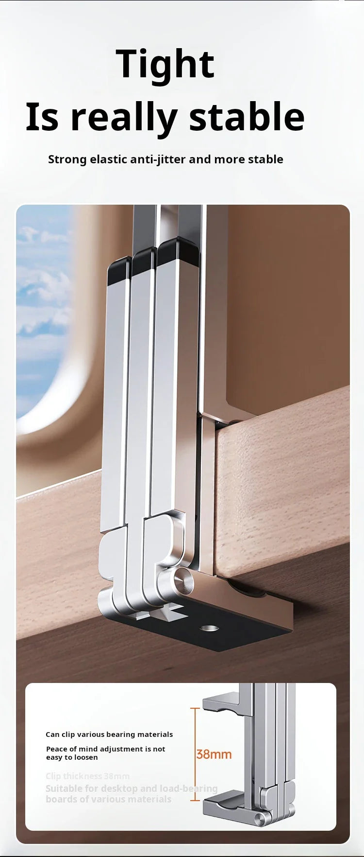Foldable Mini Tripod with Magnetic Phone Holder — Portable Travel Stand for iPhone & Android, Ideal for Desk, Plane, or Train