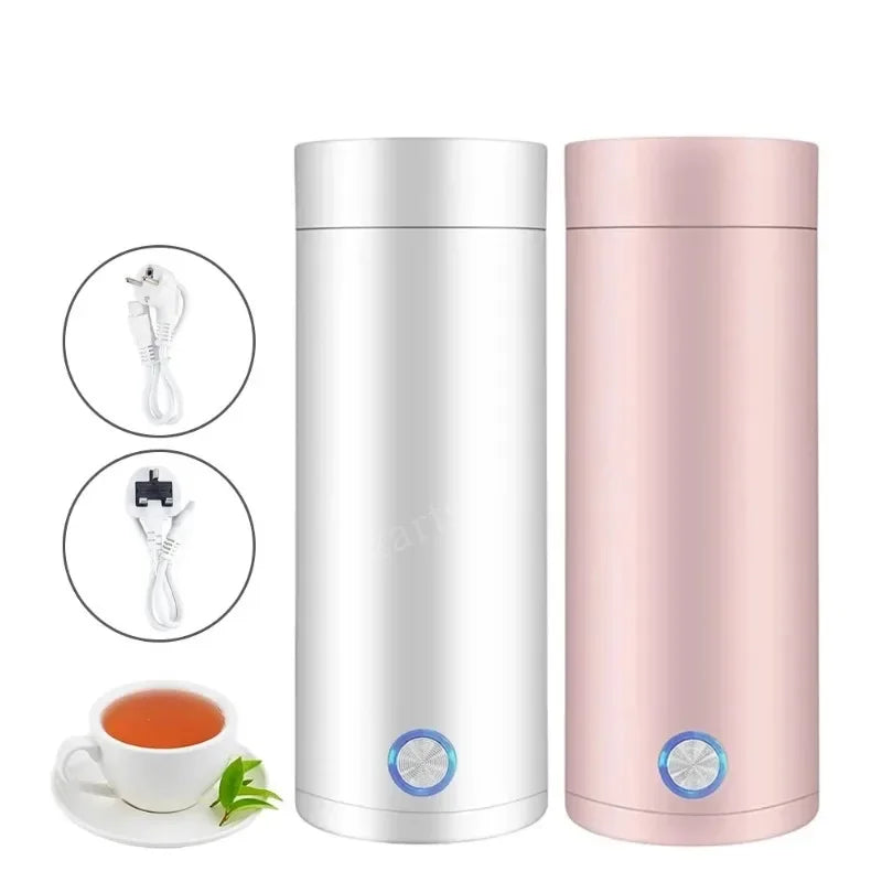 Portable 400ml Electric Kettle, 220V – Fast Boil, Keeps Warm, Ideal for Tea, Coffee & Milk, Travel Kitchen Appliance